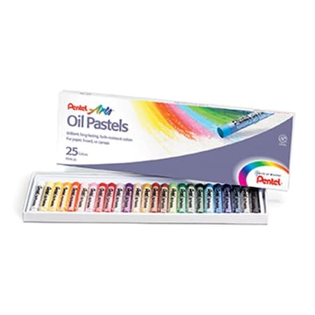 Pentel Of America Oil Pastels 25 Ct PE97560